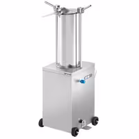 Hidraulična punilica za kobasice - 15 l - 560 W - inox - uključuje 4 nastavaka za punjenje