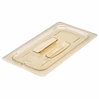 (6 szt.) CAMBRO | Pokrywa GN 1/3 H-PAN™ – płaska – odporna na wysoką temperaturę – z uchwytem – bursztynowa
