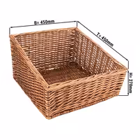 Bread Basket - Wicker - 45 x 45 cm - Natural