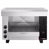 Salamandra a gás PROFISSIONAL - 9,75kW - 3 queimadores - para pão pita