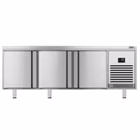 Pekarski rashladni pult PREMIUM PLUS - 2185x800 mm - 635 l - Ventilirano hlađenje - s 3 vrata - bez podignutog ruba