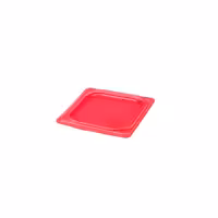 (6 szt.) CAMBRO | Pokrywa GN 1/6 SafeTrak – polipropylen – czerwona