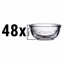 (48 adet) Kase - GASTROBOUTIQUE - Cam - 73ml