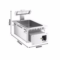 Elektromos Burgonya melegentartó - 1 kW - 1x GN 1/1