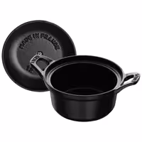 STAUB | Mini Cast Iron Cocotte – Ø 12 cm - Black - Induction, Grill & Oven