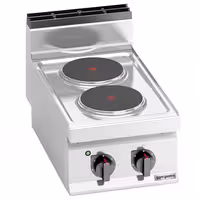 Električni štednjak - Linija 700 - 400x714x290 mm - 5,2 kW - 2 ploče - nadpultni
