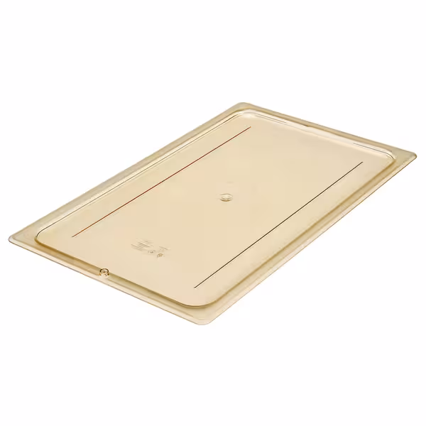 (6 szt.) CAMBRO | Pokrywa GN 1/1 H-PAN™ – płaska – odporna na wysoką temperaturę – bursztynowa