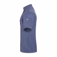 KARLOWSKY | Ġakketta ta' stil denim għal chef għal nisa b'idejn qosra – Blu Vintage – Daqs: 34
