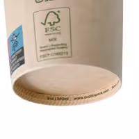 (1000 pcs) Reusable Lid - Transparent - fits 200ml Deli Cup Ø80mm