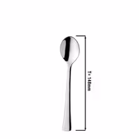 (12 pcs) Dessert spoon Alessandra - 18/10 stainless steel - 147mm