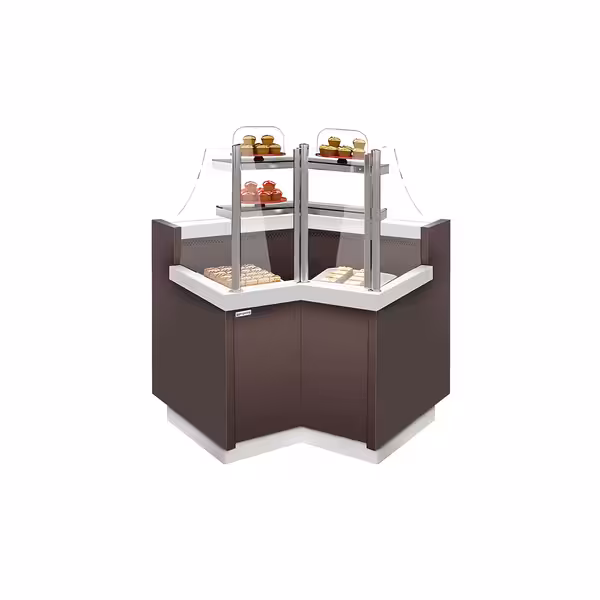 Serve Over Counter RIGA - 1365mm - 2 shelves