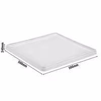CAMBRO | CAMRACK® - Poklopac za košare - 500x500 mm - Siva boja