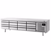 Külmsahtlikapp PREMIUM PLUS –2…+8 °C - 2400 mm - 435 l - 8 sahtlit - 8x GN 1/1