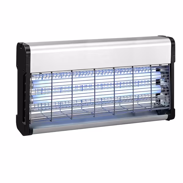 Distrugător de insecte - cu grilaj electric - UV-A fluorescent - pentru 150 m² - 2x 20 W