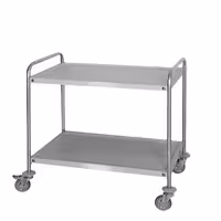 Kolica za posluživanje - 1000x600 mm - s 2 polica - 40 kg po polici
