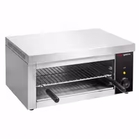 Salamandra elétrica PROFISSIONAL - teto móvel - 2,0kW - 230V - 4 níveis - para pão pita