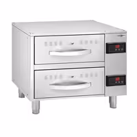 Profesionalni grijani ormar za hranu - 4 kW - GN 1/1 - 2 ladice - 824x578x680 mm
