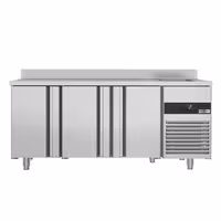 Rashladni pult PREMIUM - 1900x700 mm - 420 l - Ventilirano hlađenje - s 3 vrata - s 1 korita - Leđni podignuti rub
