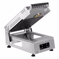 Tálcazáró gép - 750 W - Szerszám: 270x250 mm - Fóliatekercs: 245 mm
