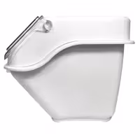 Spremnik za sastojke - s prednjim poklopcem - 486x593 mm - 40 l - polipropilen - bijela - može se slagati