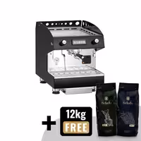 Profesyonel Espresso Kahve Makinesi - 1 Gruplu - Manuel - dahil Ön Demleme (Preinfusion) Sistemi & 1 Buhar Kolu - Tall Cup