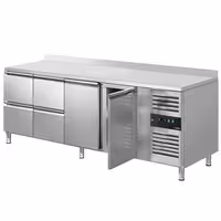 ECO rashladni pult – 2230 x 700 mm – s 2 vrata – 4 ladice – s nadvratnikom