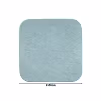 (6 pcs) SELTMANN WEIDEN | Coupe Side Plates – porcelain – dishwasher-safe – Ø 260 mm – square – turquoise