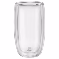 (2) ZWILLING | Sorrento Latte Macchiato Glasses – 350 ml - double‑walled borosilicate