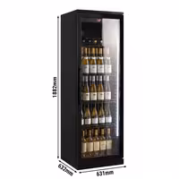 Commercial Wine Fridge – Single Zone – 353 Litres – Max. 117 Bottles