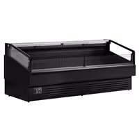 Commercial Island Chiller - 2580x1063mm - 340 Litres - Open-Top - Black