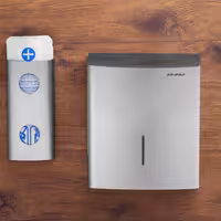 AIR-WOLF | Contenitore per rifiuti igienici - 10 L - Acciaio inox