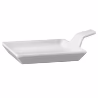 (24 adet) FLYING BUFFET - Mini Sunum Tabağı - Melamin, 120x95mm, Beyaz