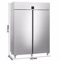 LIEBHERR | Szafa mroźnicza PERFORMANCE – stal nierdzewna – GN 2/1 – 1360 L – od -26 do -9 °C – z wnętrzem ze stali nierdzewnej – z 2 drzwiami