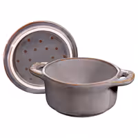 STAUB | CERAMIQUE - Mini Cocotte - Ø 100mm - rund - keramik - antikgrå