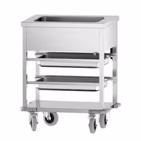 Toplovodna kupka grijana kolica - 1 kW - GN 1/1