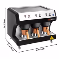Commercial Turkish Coffee & Mocha Machine TRIO - 2.0 kW