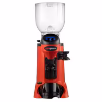 Commercial Coffee Grinder - 2kg - 77dB - with Dispenser (Doser) - Red