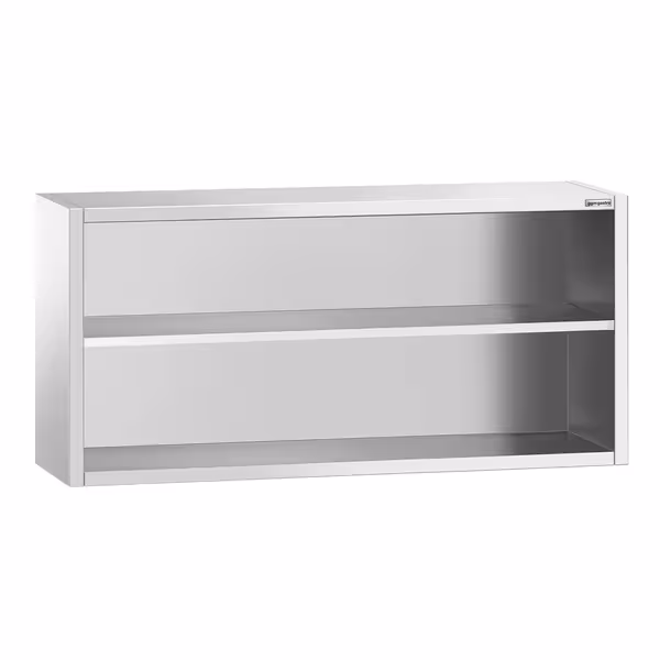 خزانة حائط ستانلس ستيل PREMIUM - 1800x400mm - بدون باب انزلاقي - ارتفاع 800 mm