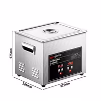 Ultrazvučni čistač – 10 litara – 240 W ultrazvučne snage – s odvodnim ventilom