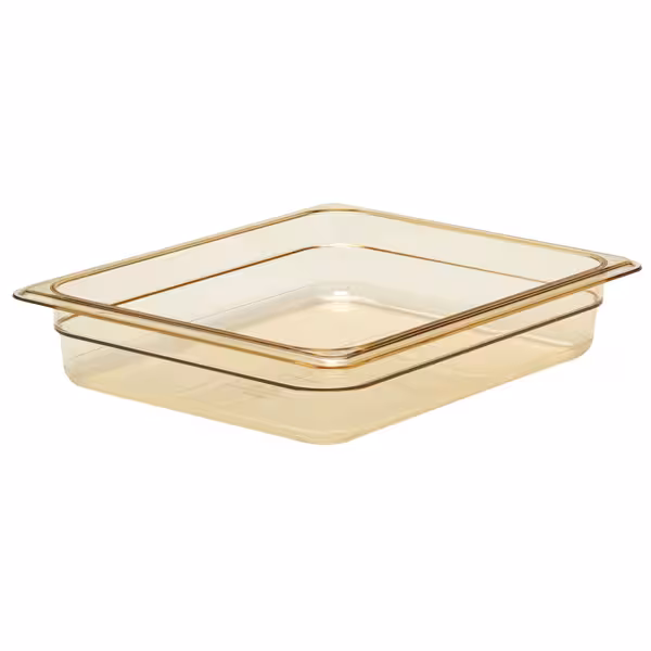 (6 szt.) CAMBRO | Pojemnik GN 1/2 H-PAN™ – wysokość: 65 mm – odporny na wysoką temperaturę – bursztynowy