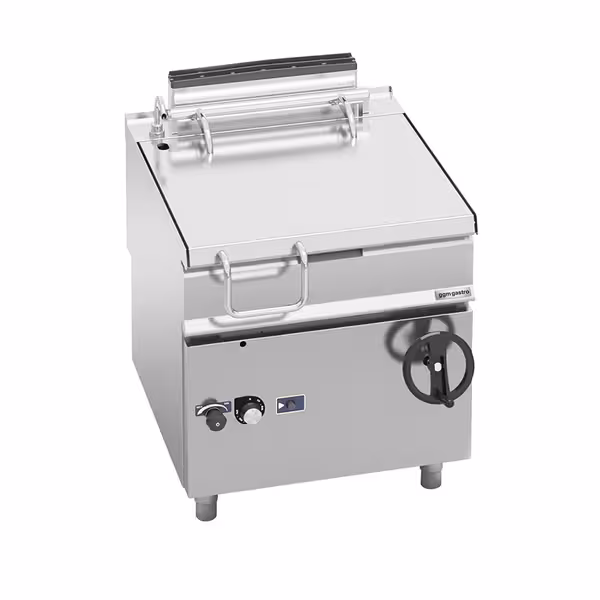 Billenő serpenyő - gázüzemű - 80 literes - 20 kW - motoros billentéssel