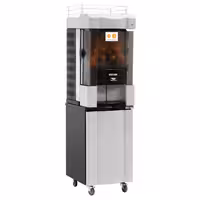 Automatic Orange Juicer - 370W - 100kg - with 25 oranges/min, 60–75mm oranges, automatic feed, peel collection, self-service - Grey - incl. base frame