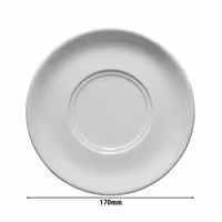 (12 adet) ENTITY - Çorba Alt Tabağı - Ø170mm - Beyaz