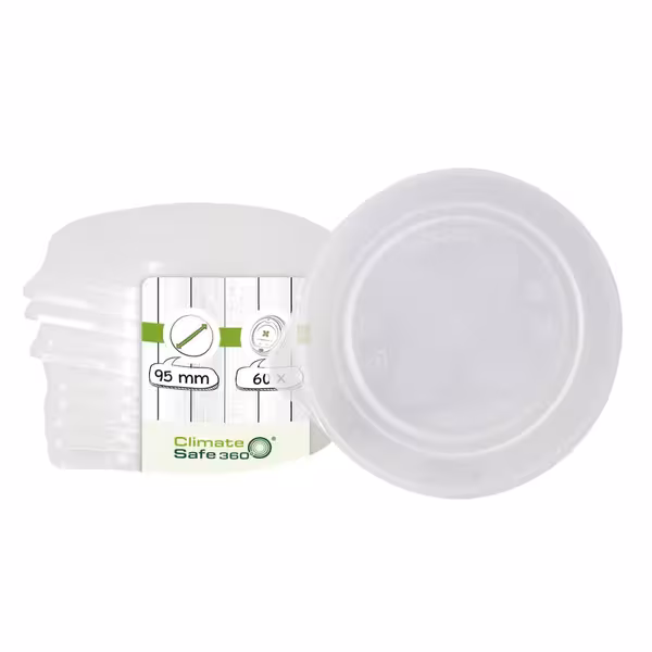 (288 pcs) Reusable Lid - 115x104mm - Clear