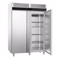 Szafa chłodnicza PREMIUM – stal nierdzewna – GN 2/1 – 1400 L – z 2 drzwiami – z izolacją 60 mm