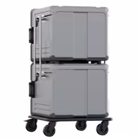 Thermobox - تحميل أمامي - 2 × 180 لتر - مُدفأ - يتسع لـ 24 × GN 2/1