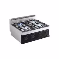 Plinsko kuhalo - Linija 700 - 800x700x430 mm - 23 kW - 4 plamenika - nadpultni