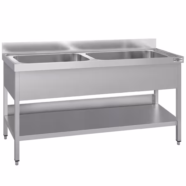 ECO sudoper za pranje posuđa – 1800 x 600 mm – s 2 korita