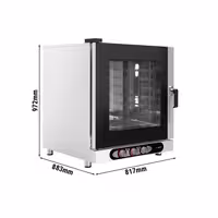 Commercial Electric Combi Oven - Manual Controls - 6x GN 1/1 or 6x EN 600x400