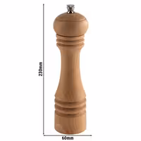 (6 tk) Soolaveski - ETERNAL - Pöögist ja roostevabast terasest - Kõrgus: 23 cm - beež